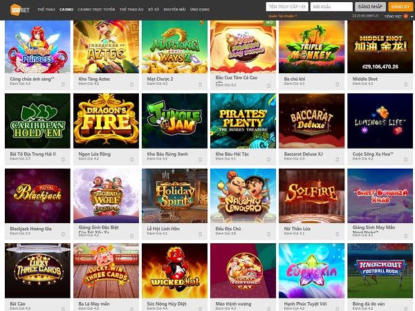 Slot Game 188BET: Thế giới giải trí số 1 tại nhà cái uy tín