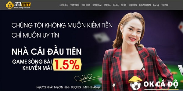 Review nhà cái 33Bet – Sân chơi đa dạng trên thị trường các cược hiện nay