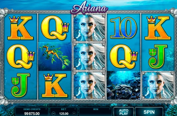 Slot Game Ariana – Kiếm tìm phần thưởng từ chỉ dẫn của tiên cá 