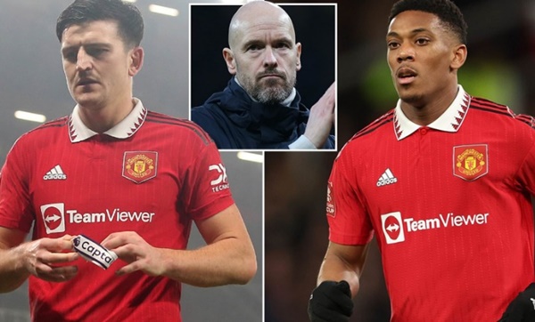 Maguire và Martial rơi vào danh sách cầu thủ thanh lý của MU