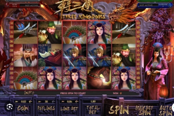 Thử sức với Slot Game mang đề tài Tam Quốc độc lạ