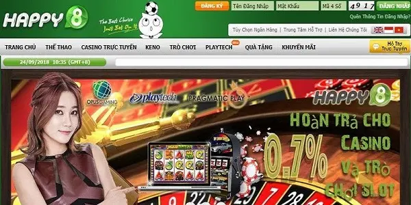 Nhà cái Happy8: Website cassino hỗ trợ người chơi tận răng