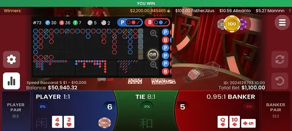 Cách lựa chọn bàn chơi Baccarat online ăn tiền thật