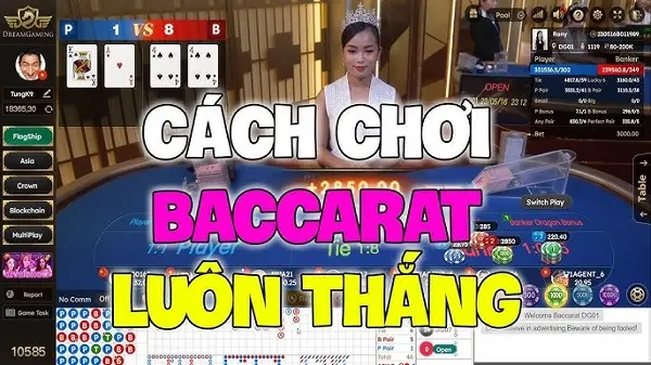 Hướng dẫn chi tiết cách chơi Baccarat online tại 188Bet