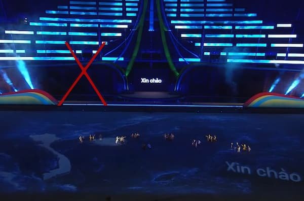 Bản đồ Việt Nam bị ‘biến dạng’ tại SEA Games 33