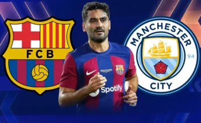 Chính thức: Gundogan chia tay Barcelona trở lại Man City